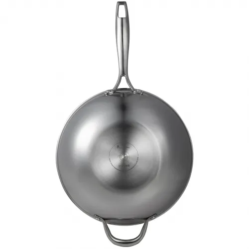 MasterPro Hi-Tech3 Wok Από Ανοξείδωτο Ατσάλι Με Αντικολλητική Επίστρωση 28cm